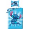Halantex Modré bavlna obliečky Stitch motív z rozprávky Lilo & Stitch 100% bavlna 70x90 140x200