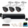 DAHUA IP monitorovací set 3x kamera IPC-HFW2849S-S-IL-0280B 8MPX