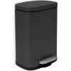 Spirella Pedálový odpadkový kôš Akira 5 l, matná čierna