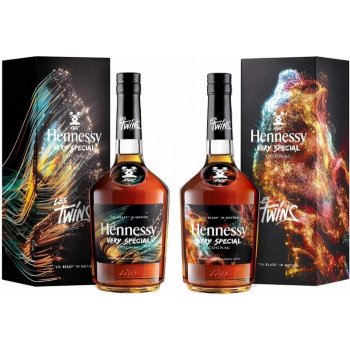 Hennessy VS Art 12 Les Twins 40% 0,7 l (kartón)