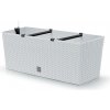 Prosperplast Truhlík RATAN CASE biely, variant 80 cm