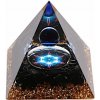 Nefertitis Orgonit pyramída s obsidiánom 6,2 cm NF47069 - 6 x 6 x 6,2 cm