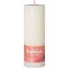 Bolsius sviečka valec Rustic Shine Soft Pearl krémová 68x190mm