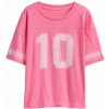 GAP Dětské oversize tričko Varsity Růžová - M