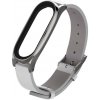 Xiaomi Mi Band 3/4/5/6 Kožený style remienok Farba: Biela MBSCZ-5KO01