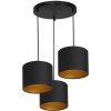 Luminex | Luster na lanku ARDEN 3xE27/60W/230V čierna/zlatá | LU3494
