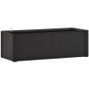 STEFANPLAST Samozavlažovací kvetináč NATURAL DELUXE 100x43x33cm antracit