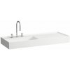 Umývadlo Laufen Kartell By Laufen 120x46 cm otvor pre batériu, bez prepadu H8133324001111