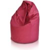 INTERMEDIC SK - Sedací vak Mega Sako z plyšu 135 cm | pastelový vak na leňošenie, 340 l A009 -Bordová