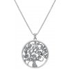 Hot Diamonds Strieborný náhrdelník Strom života nurture DP864