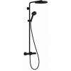 Hansgrohe Pulsify S Puro Sprchový set s termostatom, priemer 26 cm, 3 prúdy, matná čierna 24236670-HG