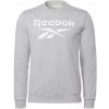 Reebok Identity Big Logo Crew Mens Medium Grey Heather / White
