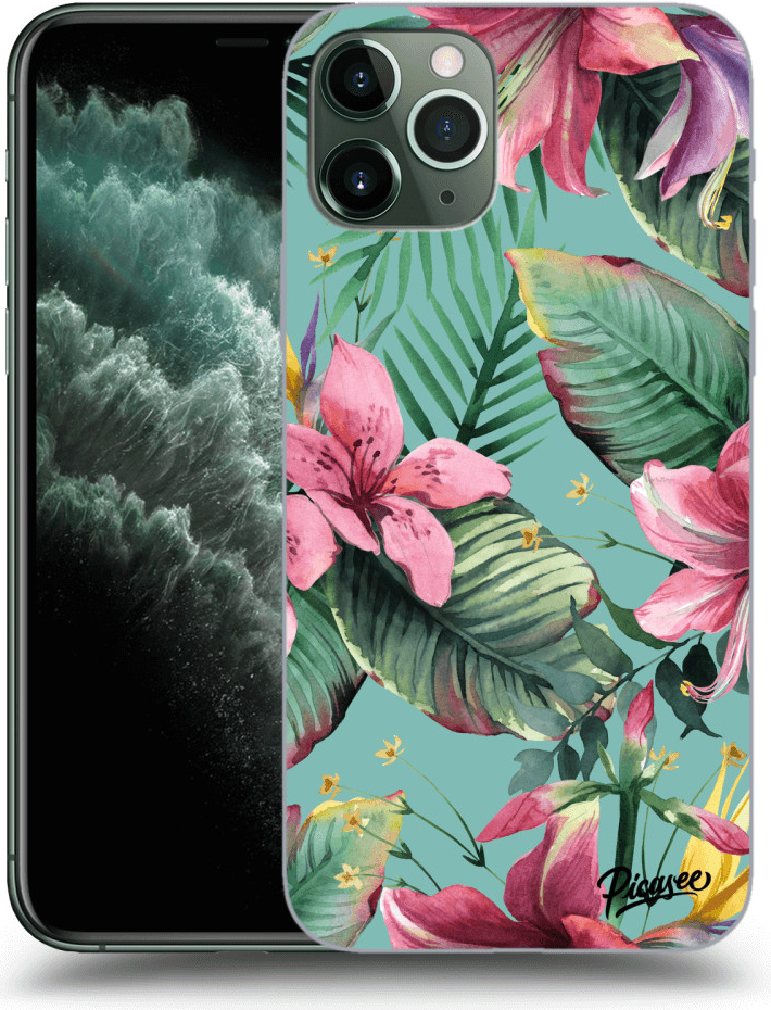 Púzdro Picasee silikónové Apple iPhone 11 Pro - Hawaii čiré
