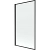 MEXEN - Alex vaňová zástena 1-wing 70x140 cm, čierna vzor fix 893-070-000-70-70