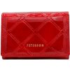 Peterson PTN 445-PLT červená dámska kožená peňaženka 14 x 11,5 x 3 cm