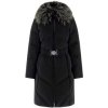 Guess Alienor long belted puffer W5BL33 WG092 Čierna