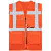 Korntex Vesta KXCMMF – Larisa, síťovaná, multifunkční, reflexní, unisex COT76CMMFzv903-hi vis oran L Oranžová fluorescent