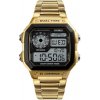 Skmei 1335 Digitálne hodinky Dual Time Zlaté