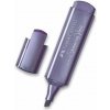 Zvýrazňovač Faber-Castell Textliner 46 Metallic - metalický tm. fialový