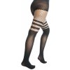 pančuchy PAMELA MANN - Fishnet Over - Black - PM1090
