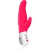 Fun Factory Lady Bi vibrátor so stimulátorom klitorisu India Red 22 cm