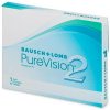 Mesačné PureVision 2 (3 šošovky) Dioptrie: -2.25, Zakrivenie: 8.6, ID:170704
