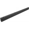 Šedý gumový záhradný obrubník FLOMA Rockwall - dĺžka 122 cm, šírka 5,1 cm, výška 8,9 cm