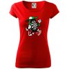 Šipkár kreslený terč - Dámske tričko Pure - S ( Červená )