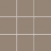 Rako Taurus Color TAA11025 dlaždica 9,8x9,8 hnedosivá 8 mm ABS 1,09 m2
