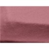 TEXTILOMANIE Jersey prestieradlo do detskej postieľky staroružovej 70 × 140 cm