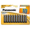 PANASONIC Alkalické batérie - Alkaline Power AA 1,5 V balenie - 10ks