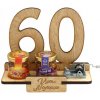 KupMa Darčekový stojan k 60. narodeninám s fľašou SK