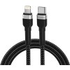 Wozinsky USB-C / Lightning kábel 30W, PD – čierny, 1m WNBCL1