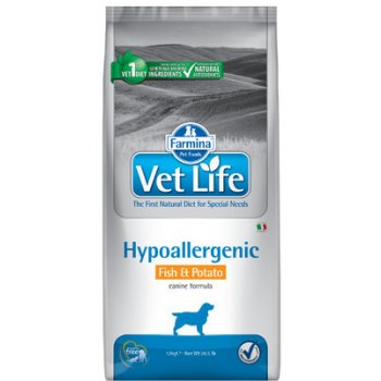 Vet Life dog Hypoallergenic fish & potato 2 kg