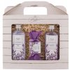Bohemia Gifts Lavender La Provence sprchový gél 100 ml + šampón na vlasy 100 ml + ručne vyrábané mydlo 30 g darčeková sada
