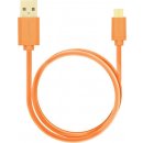 Axagon BUMM-AM02QO Micro USB 2A, 0,2m, oranžový