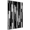 Vertikálny foto obraz akrylový Čierno-biele línie 50x100 cm