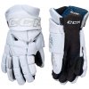Hokejové rukavice CCM Jetspeed FT8 Pro White Sr