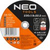 NEO TOOLS Rezné kotúče na kov/INOX 230 x 1,9 x 22,2 mm, 41 A46-S-BF, 25 ks v kartóne. Vyrobené v PL 08-721