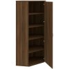 Policová skriňa P Strong, 80x192x40 cm, orech/orech - 1 kus - 1 KS - 4 - policová rohová - 60 mesiacov - plné - pravá - Hobis - 80 cm - Strong - 40 cm - 192 cm - orech - 101.46 kilogramu HOBIS