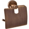 COLORADO - Kúpeľňový doplnok Držiak toaletného papiera s krytom, Stará mosadz (Bronz) COA0400SM, RAV Slezák