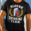 Tričko s potlačou SLOVAK DRINKING TEAM Dámsky Čierna XS