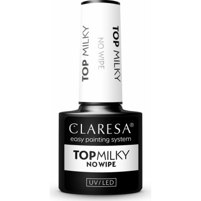 Claresa Gél lak Top Milky No Wipe 5 ml