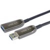 PremiumCord prodlužovací optický AOC kabel USB 3.0 A/Male - A/Female, 50m ku3opt50