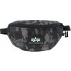 Alpha Industries Rubber Print Waist Bag blackcamo ľadvinka-taška Farba: čierny maskáč, tmavý maskáč, Veľkosť: Unisex