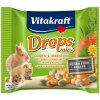 Pochúťka Vitakraft Happy králik, s mrkvou, dropsy 40g