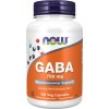 NOW FOODS GABA (Kyselina Gama-aminomaslová), 750 mg, 100 rastlinných kapsúl