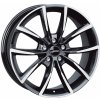 AUTEC Astana Black Polished hliníkové disky 7x17 5x100 ET51 čierny leštený