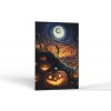 Halloween Mesiac nad tekvicami | Obrazy Vintessia Rozmery obdĺžnik: 20x30