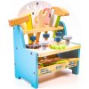 Detský drevený pracovný stôl, dielňa Aga4Kids DS5671